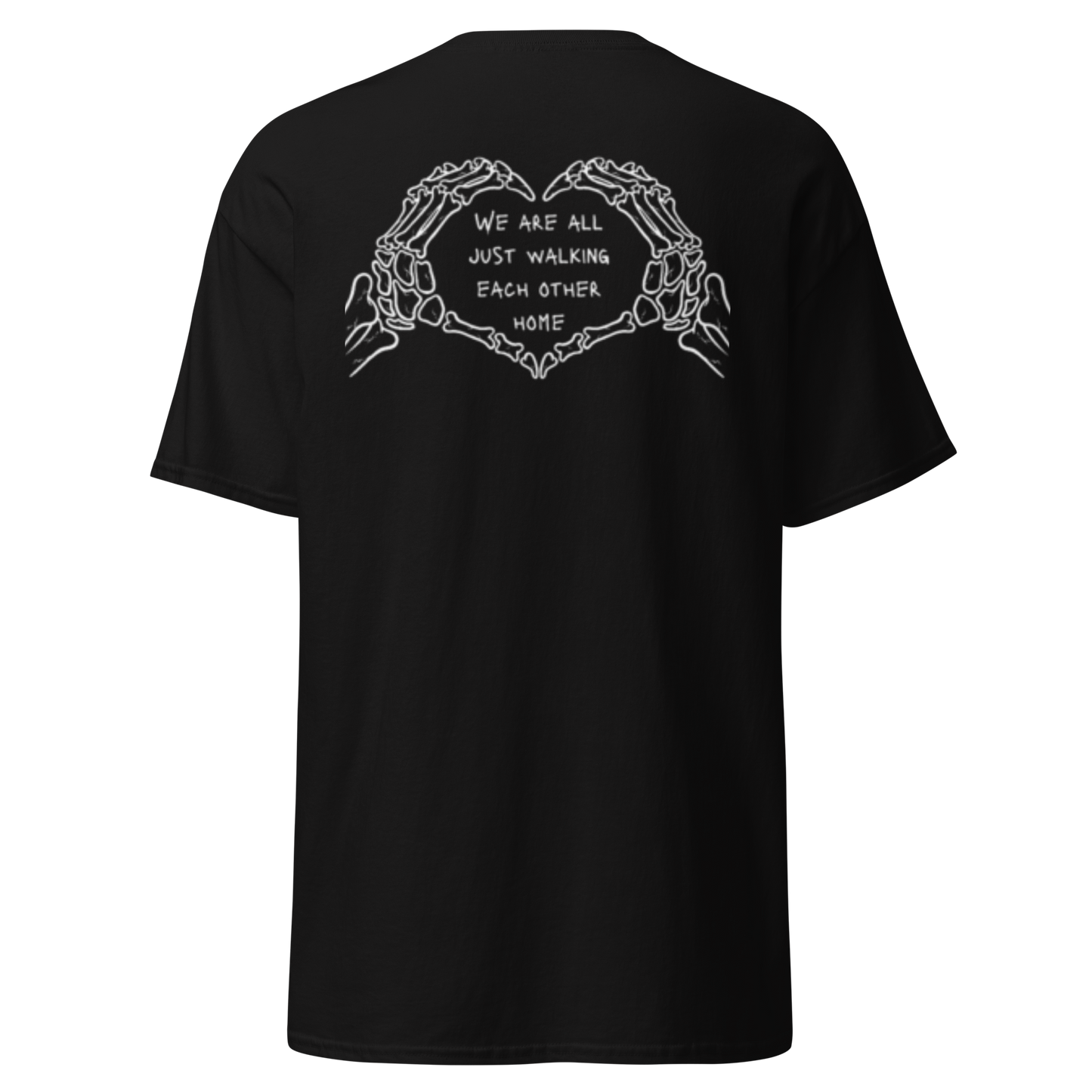 STAY GHOST BLACK HOME T-SHIRT— GOTHIC STREETWEAR GRAPHIC T-SHIRT